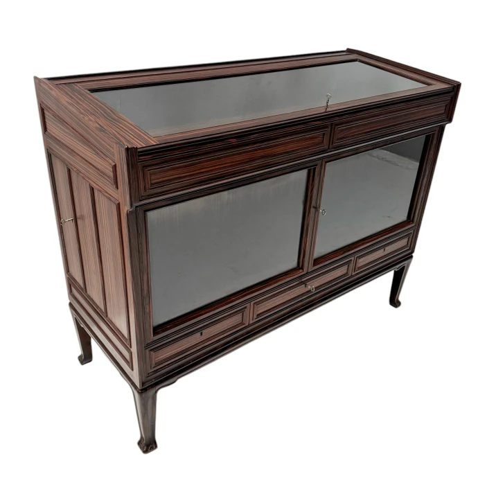 Art Deco Amsterdamse School Vitrine or display cabinet by Napoleon Le Grand